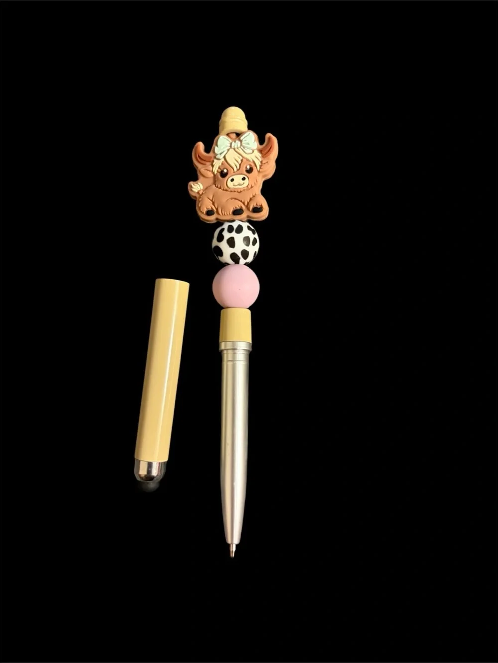 Highland Cow Beaded Pens (Qty 1) - Picture 7 of 8
